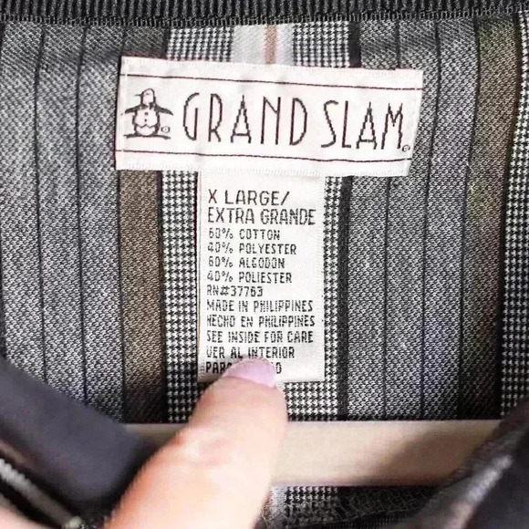 Vintage 70’s Mens Munsingwear Polo Grand Slam Shirt Size XL Striped Penguin Logo - Picture 4 of 12